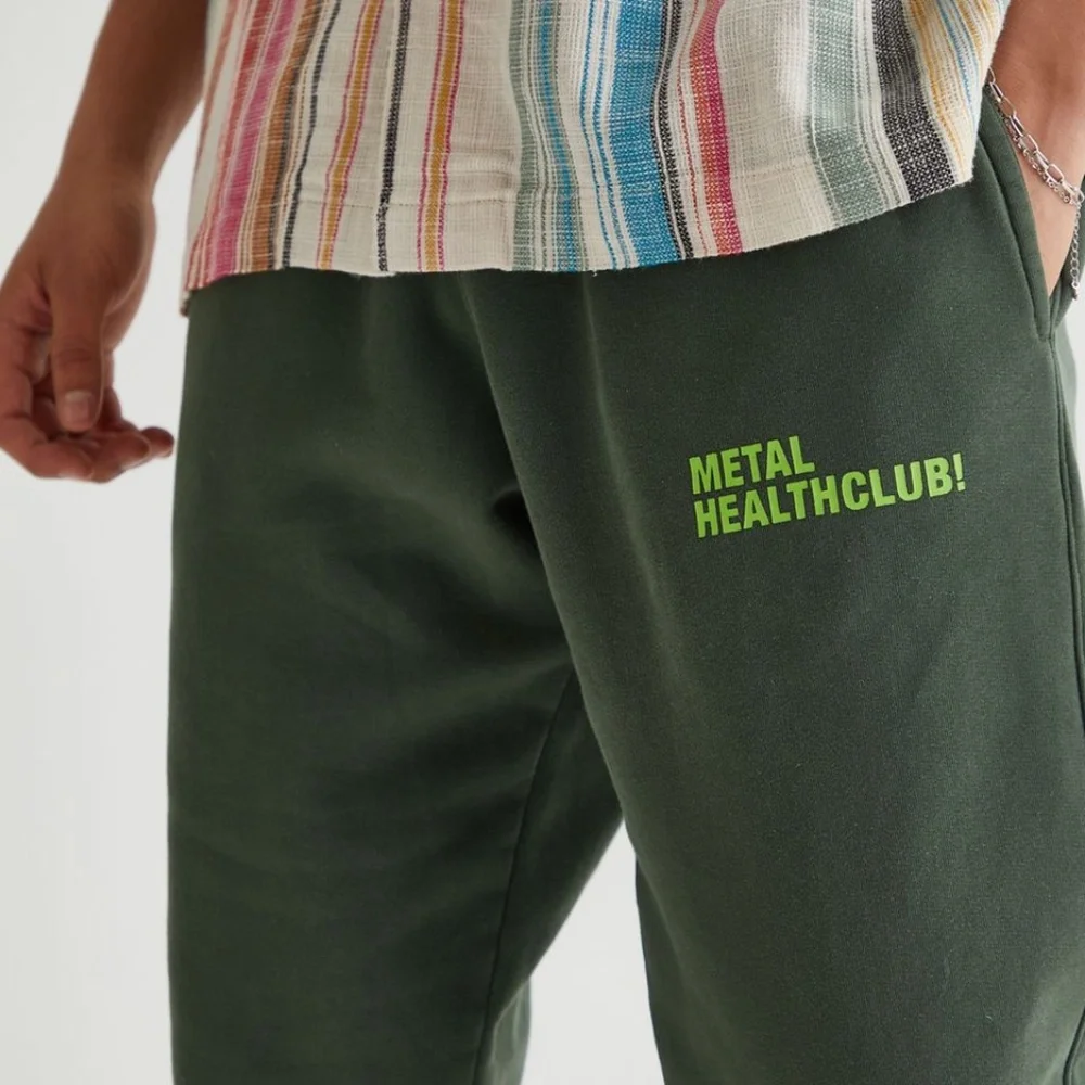 NEW DOXA RUN Pablo Metal Health Club Sweat Pants